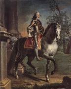 Joseph Highmore Equestrian portrait of King George II china oil painting artist